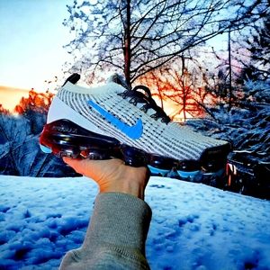 Nike air max black white blue vapormax brand new for men in box